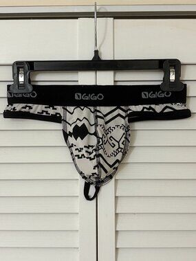 Gigo Thong--Black/White